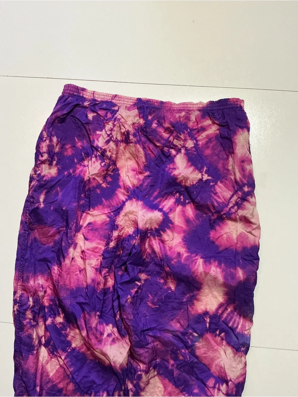 Vintage Milano Sport Tie Dye Windbreaker Nylon Multicolored Track Pants